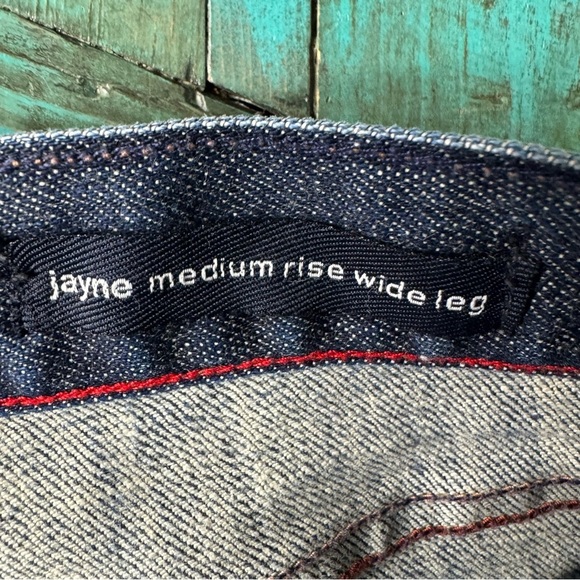 Paper, Denim & Cloth Jayne Medium Rise Wide Leg Jeans Size 30 Medium Wash Denim - Picture 10 of 14